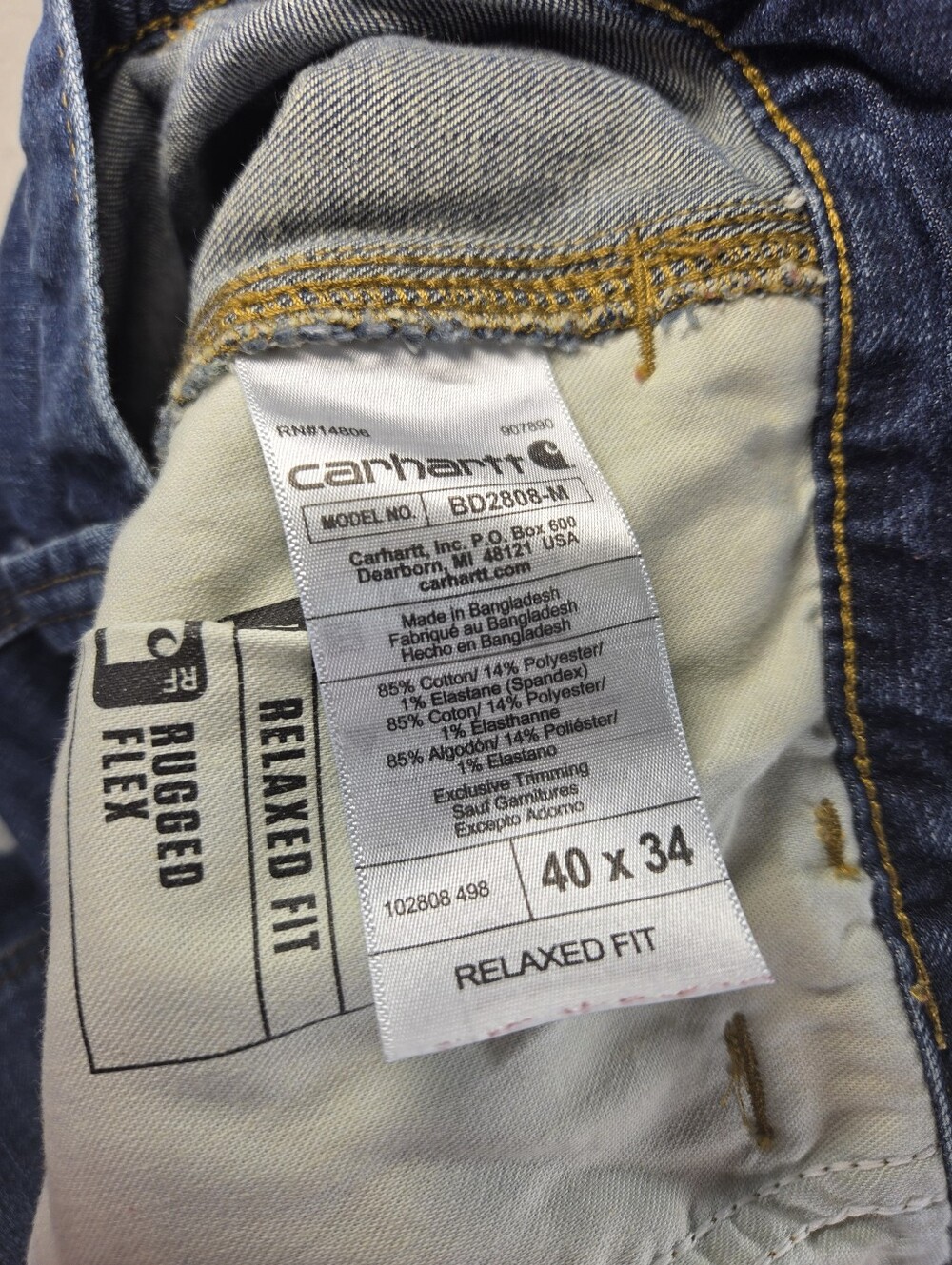 Carhartt Rugged Flex Utility Jeans 40x34 - Picture 6 of 9